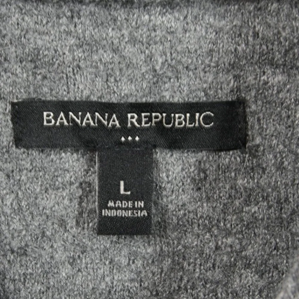 Banana Republic Boucle Wool Rayon Men Shirt Jacket L Overshirt Lightweight Cabin